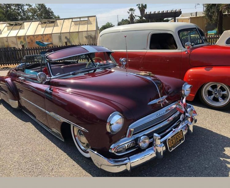 1949-52 Chevrolet Pontiac Solid Windscreen Sun visors - Image 2
