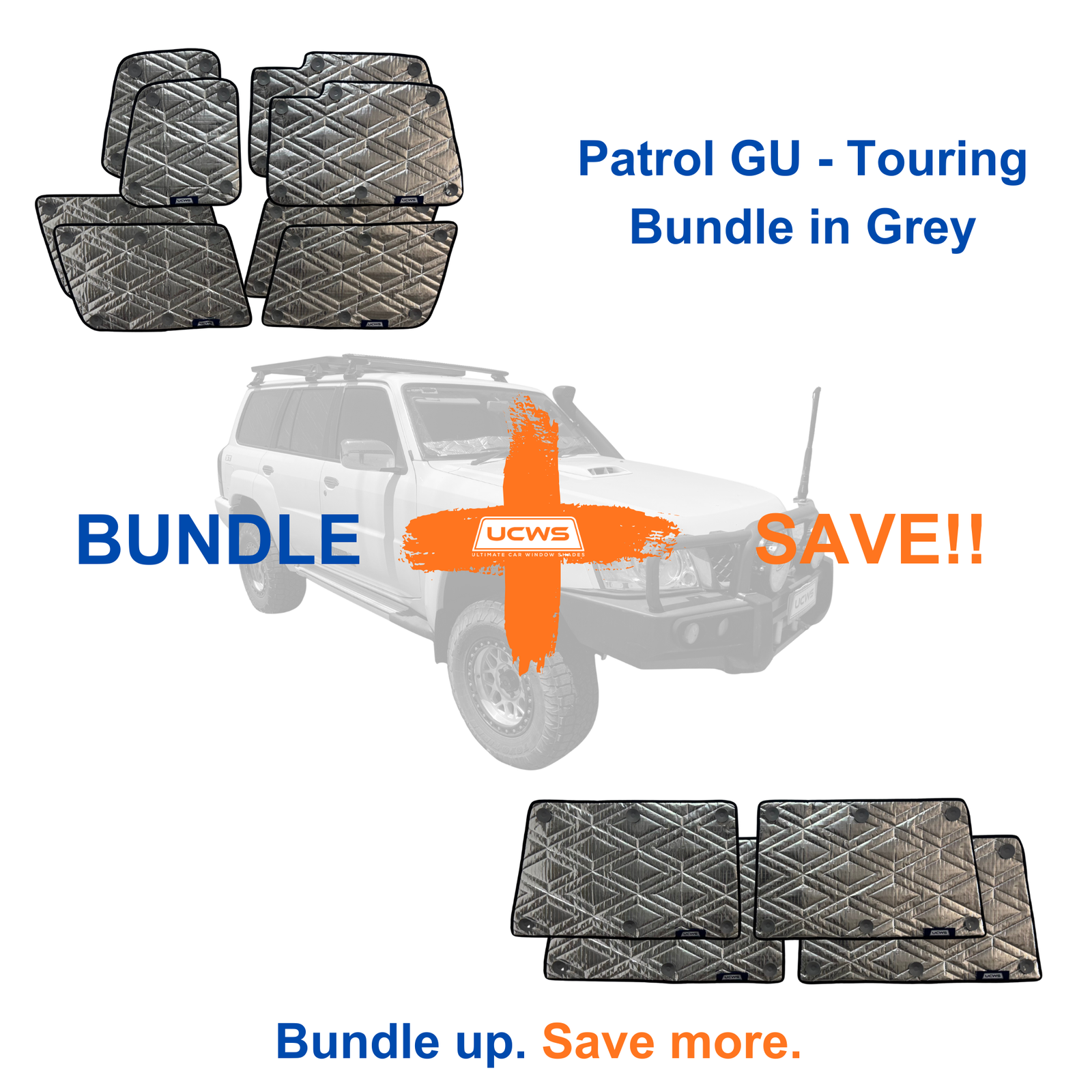 Nissan Patrol GU - Touring Bundle (Cargo & Doors) *With Rear A/C - Grey