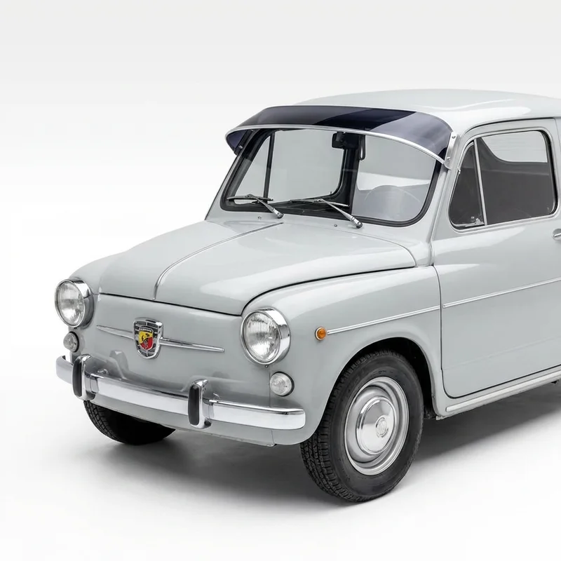 Tinted Acrylic Windscreen Sunvisor for Abarth 1000 (1962 - 1969)