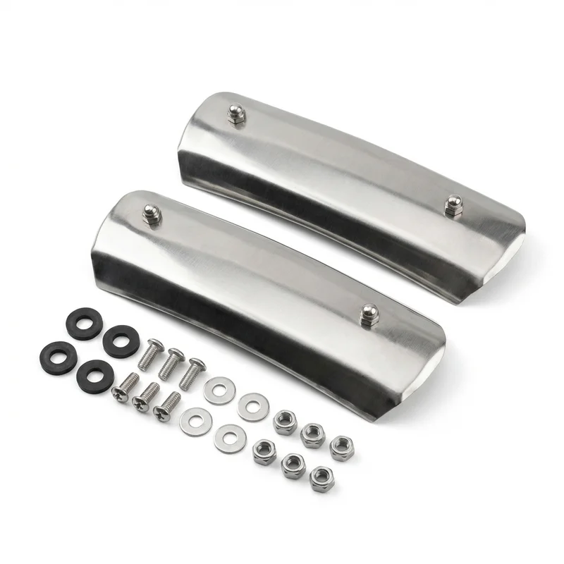 Stainless Steel Mounting Bracket Kit for Abarth 750 (1958 - 1961)