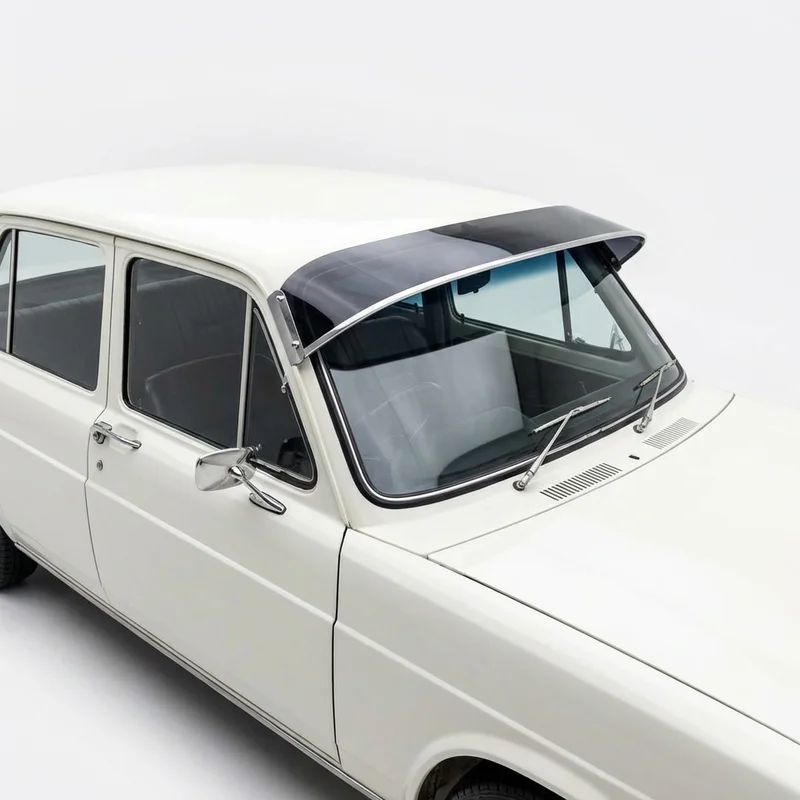 Tinted Acrylic Windscreen Sunvisor for Abarth Simca 1204 (1969 - 1971)