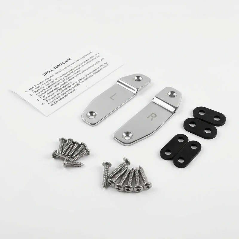Stainless Steel Mounting Bracket Kit for Acura TSX (2004 - 2014)