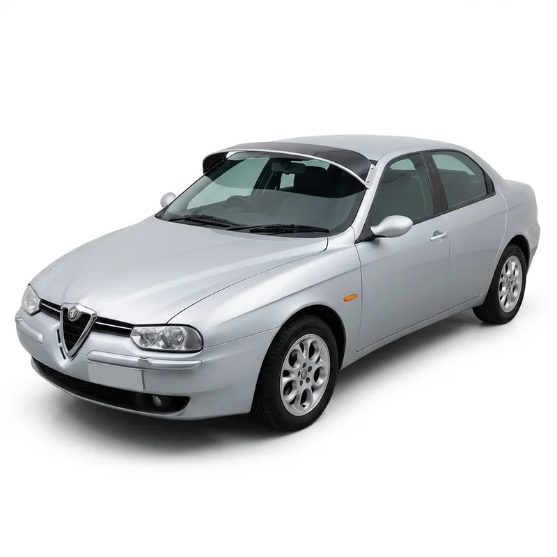 Tinted Acrylic Windscreen Sunvisor for Alfa Romeo 156 (2002 - 2004)