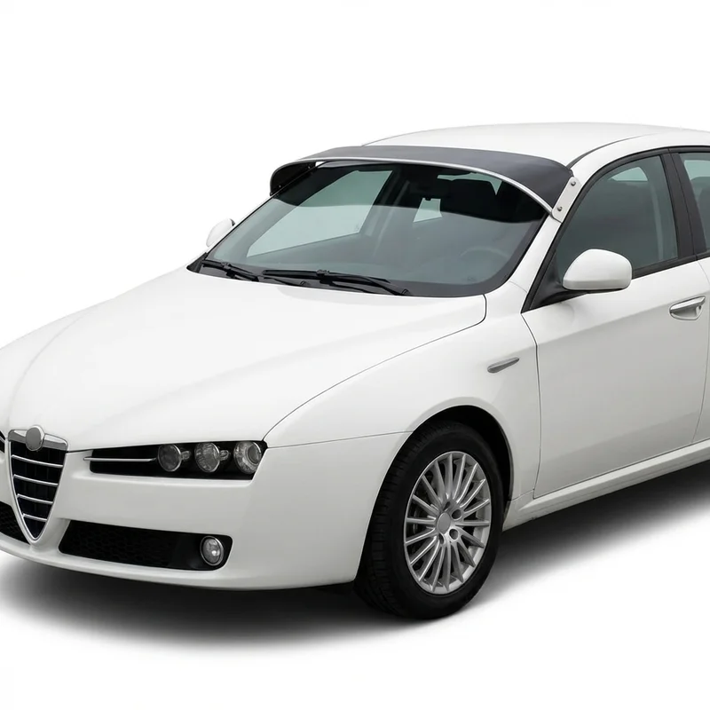 Tinted Acrylic Windscreen Sunvisor for Alfa Romeo 159 (2007 - 2012)