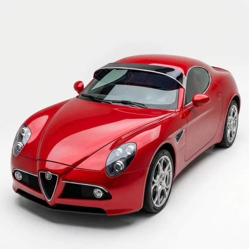 Tinted Acrylic Windscreen Sunvisor for Alfa Romeo 8C (2008 - 2008)