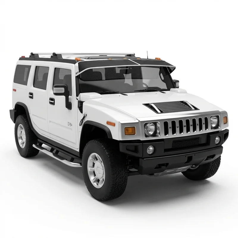 Premium Mesh Windscreen Sunvisor for AM General Hummer H2 (2003 - 2009)