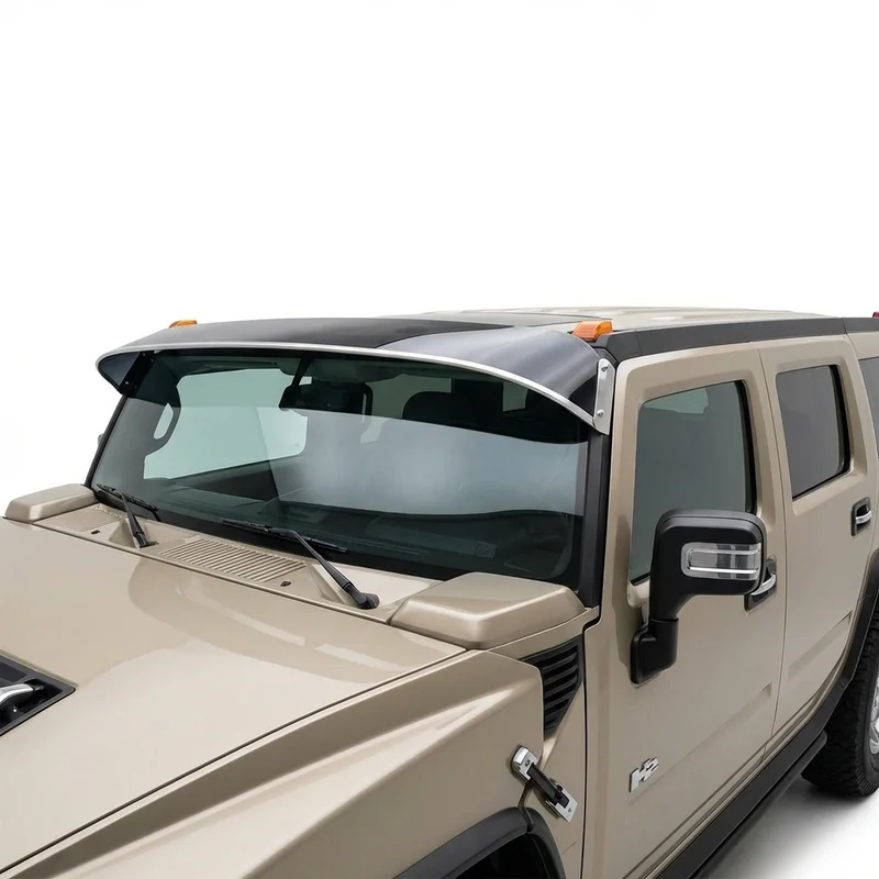 Tinted Acrylic Windscreen Sunvisor for AM General Hummer H2 (2003 - 2009)