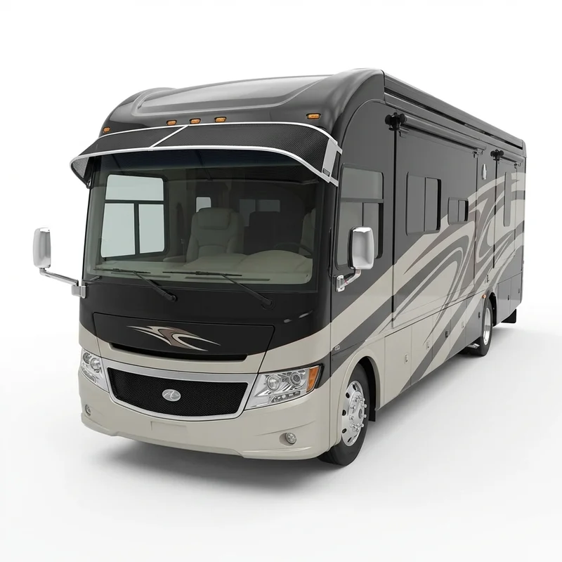 Premium Mesh Windscreen Sunvisor for American Coach American Patriot (2018 - 2022)