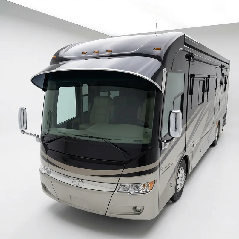 Tinted Acrylic Windscreen Sunvisor for American Coach American Revolution (2020 - 2020)