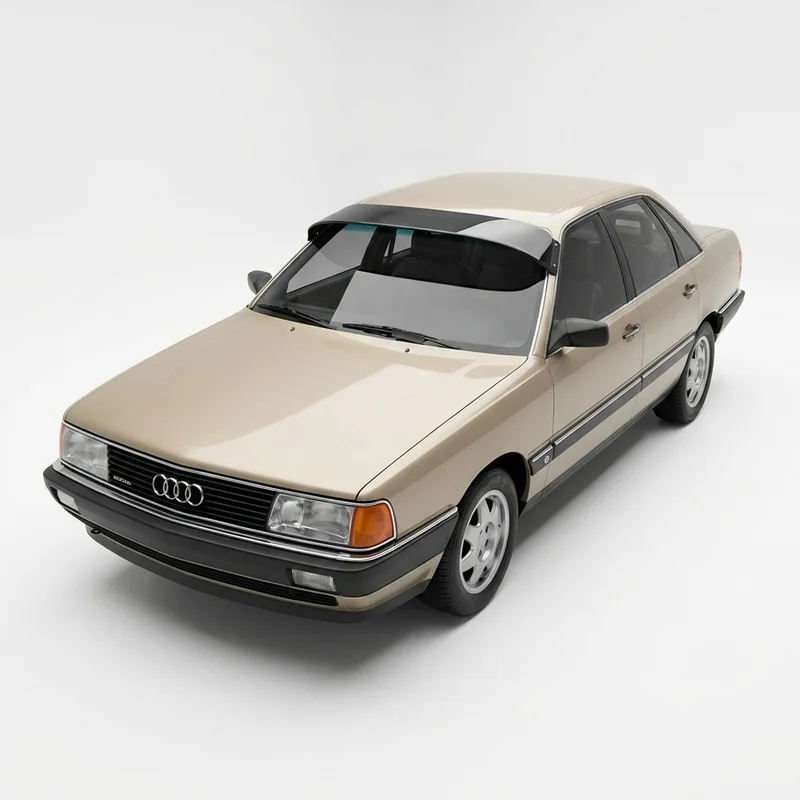 Tinted Acrylic Windscreen Sunvisor for Audi 5000 Quattro (1986 - 1988)