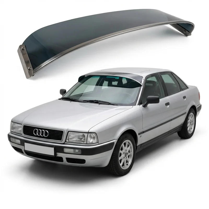 Tinted Acrylic Windscreen Sunvisor for Audi 80 (1988 - 1992)