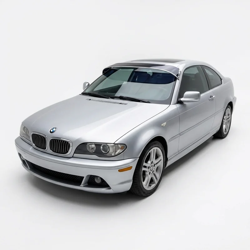 Tinted Acrylic Windscreen Sunvisor for BMW 325Ci (2002 - 2006)