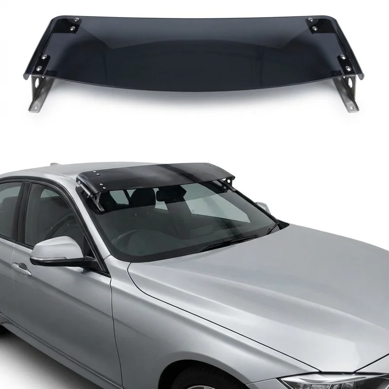 Tinted Acrylic Windscreen Sunvisor for BMW 340i xDrive (2016 - 2018)