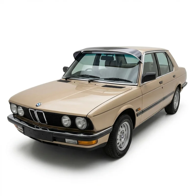 Tinted Acrylic Windscreen Sunvisor for BMW 524td (1985 - 1986)