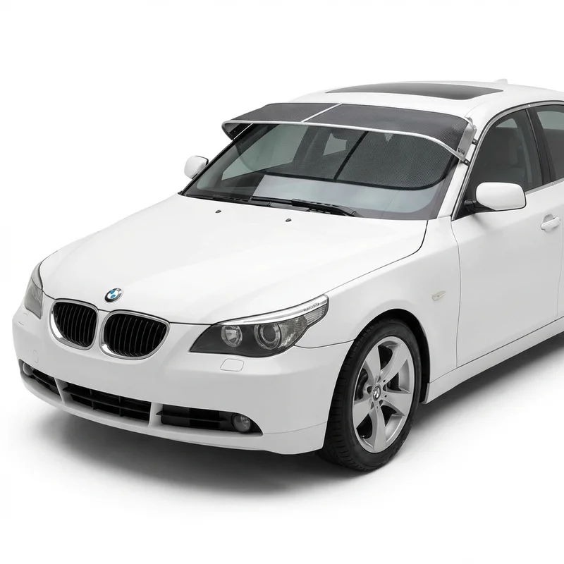 Premium Mesh Windscreen Sunvisor for BMW 535xi (2008 - 2008)