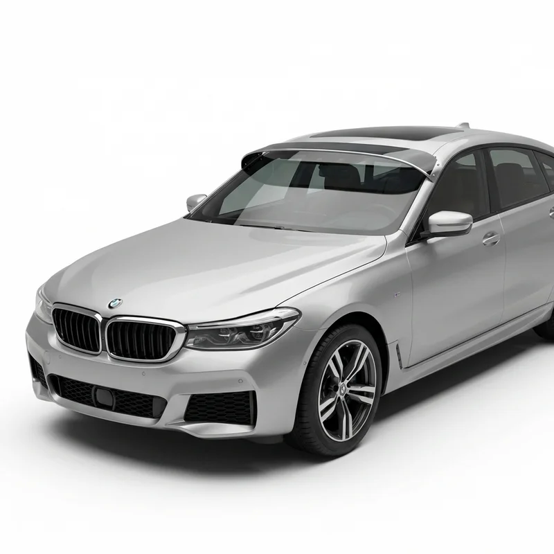 Tinted Acrylic Windscreen Sunvisor for BMW 640i xDrive Gran Turismo (2018 - 2019)