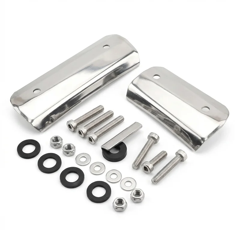 Stainless Steel Mounting Bracket Kit for BMW 740Ld xDrive (2015 - 2015)