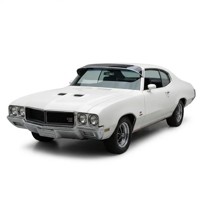 Tinted Acrylic Windscreen Sunvisor for Buick GS 455 (1970 - 1972)