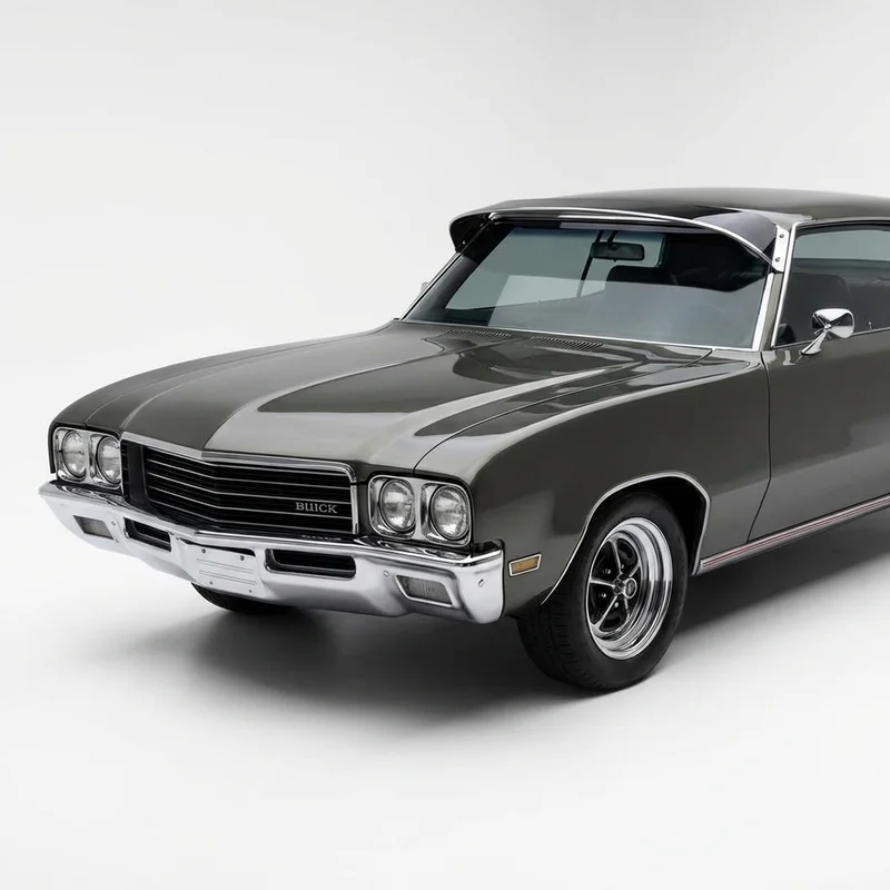 Tinted Acrylic Windscreen Sunvisor for Buick GS (1970 - 1972)