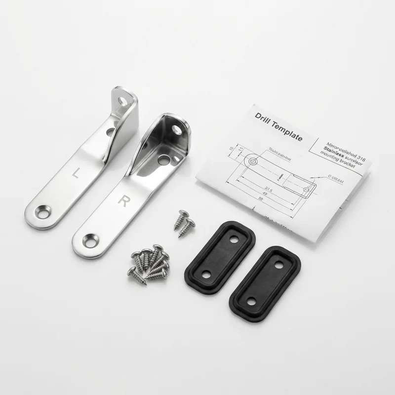 Stainless Steel Mounting Bracket Kit for Buick Skyhawk (1975 - 1989)