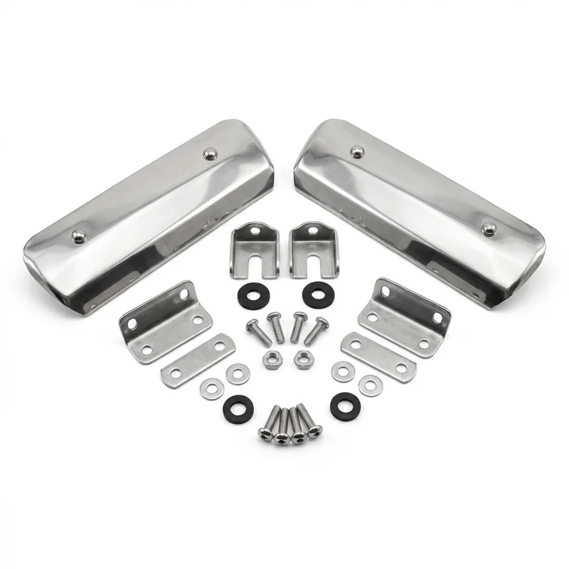 Stainless Steel Mounting Bracket Kit for Cadillac Series 70 Fleetwood Eldorado (1958 - 1958)