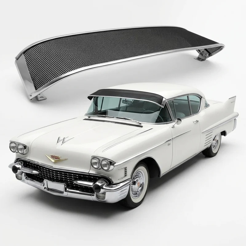 Premium Mesh Windscreen Sunvisor for Cadillac Series 70 Fleetwood Eldorado (1958 - 1958)