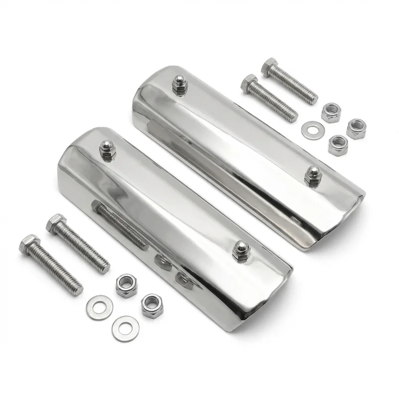 Stainless Steel Mounting Bracket Kit for Cadillac Series 75 Fleetwood (1957 - 1964)