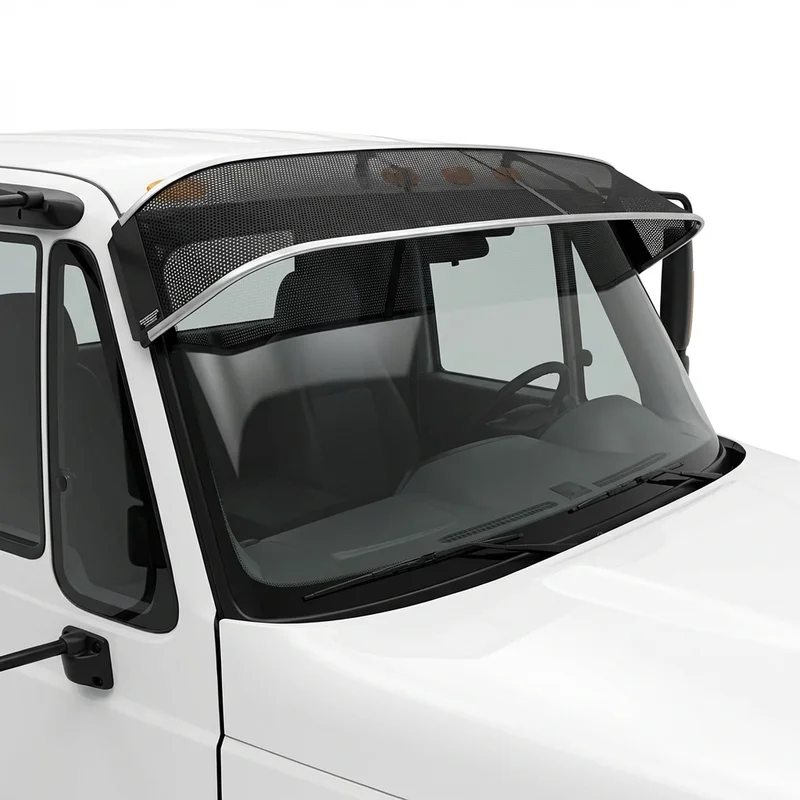 Premium Mesh Windscreen Sunvisor for Caterpillar CT660 (2012 - 2017)