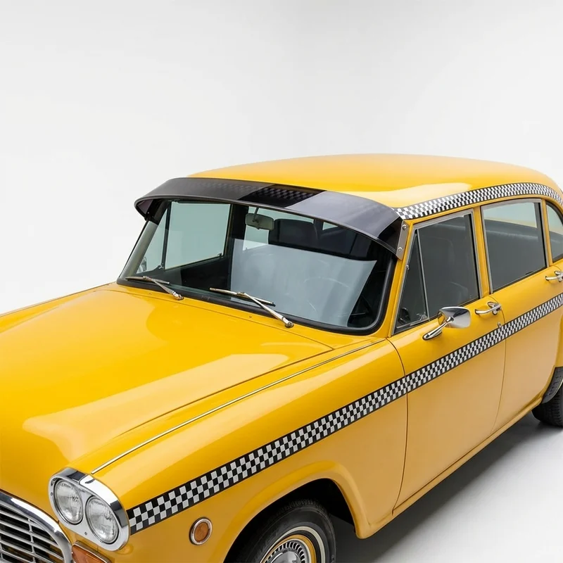 Tinted Acrylic Windscreen Sunvisor for Checker Taxicab (1970 - 1974)