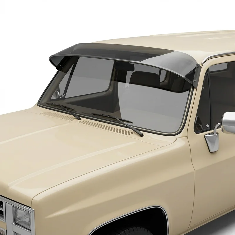 Tinted Acrylic Windscreen Sunvisor for Chevrolet C20 Suburban (1967 - 1986)