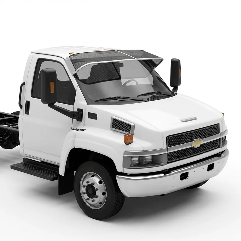 Premium Mesh Windscreen Sunvisor for Chevrolet C5500 Kodiak (1990 - 2009)