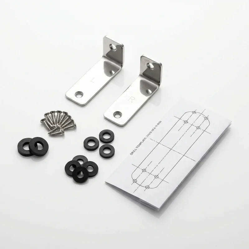 Stainless Steel Mounting Bracket Kit for Chevrolet C60 (1970 - 1990)