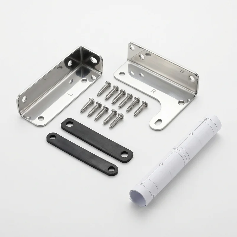 Stainless Steel Mounting Bracket Kit for Chevrolet C70 Kodiak (1990 - 1996)