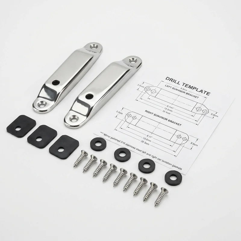 Stainless Steel Mounting Bracket Kit for Chevrolet Camaro (1970 - 2024)