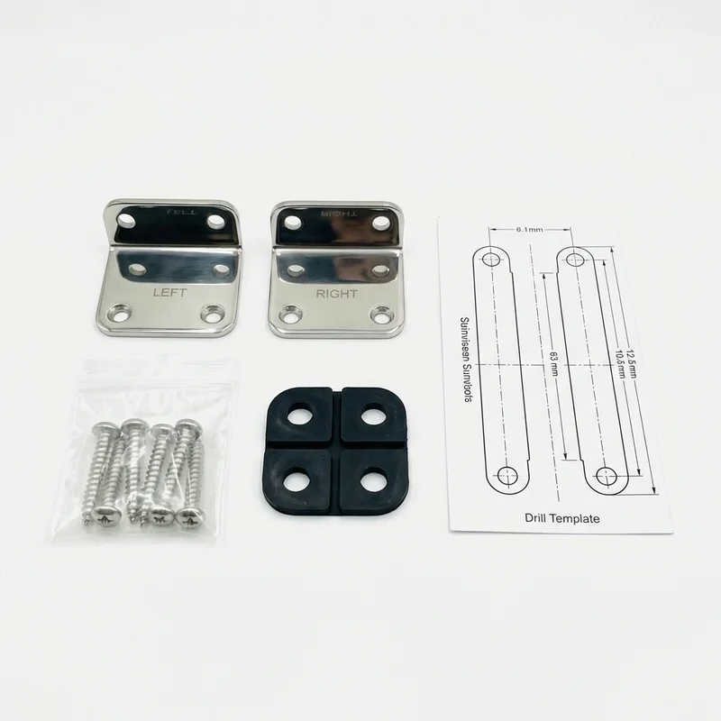 Stainless Steel Mounting Bracket Kit for Chevrolet Caprice (1968 - 2017)