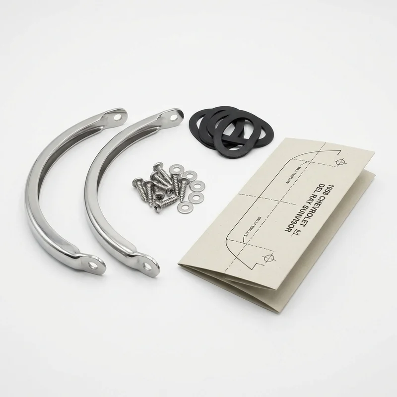 Stainless Steel Mounting Bracket Kit for Chevrolet Del Ray (1958 - 1958)