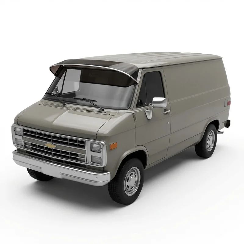 Tinted Acrylic Windscreen Sunvisor for Chevrolet G20 (1975 - 1995)