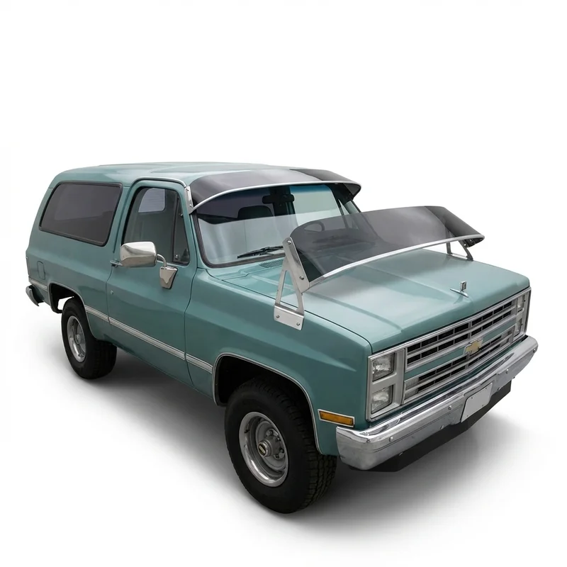 Tinted Acrylic Windscreen Sunvisor for Chevrolet K10 Suburban (1967 - 1986)