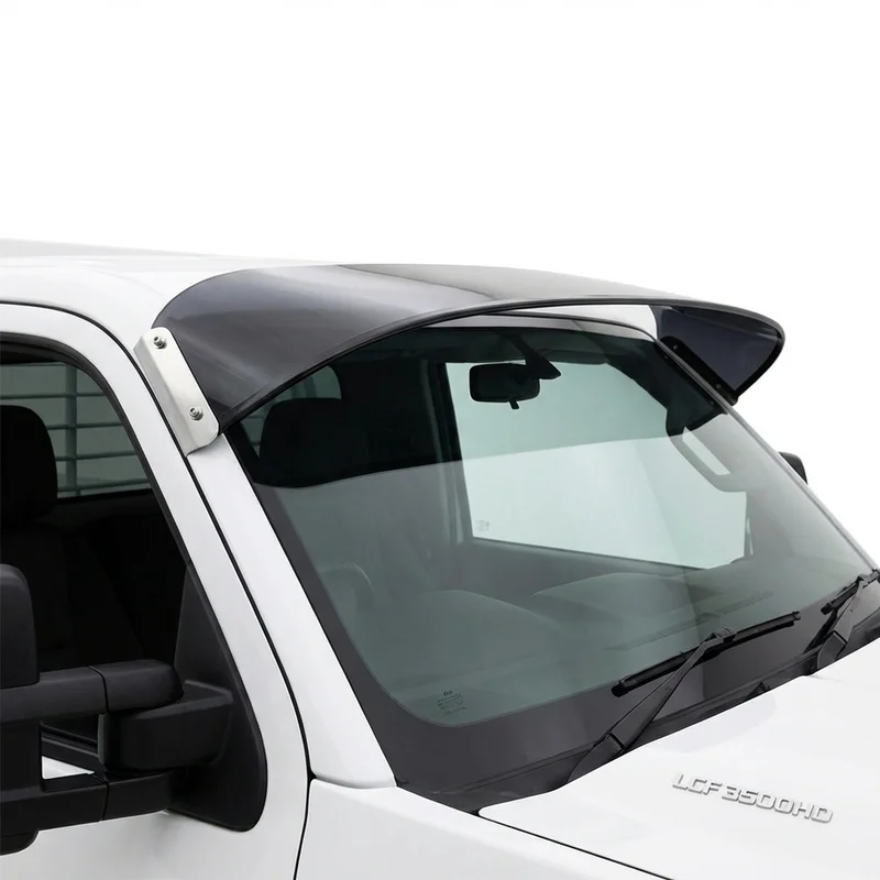 Tinted Acrylic Windscreen Sunvisor for Chevrolet LCF 3500HD (2016 - 2017)