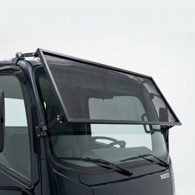Premium Mesh Windscreen Sunvisor for Chevrolet LCF 4500 (2016 - 2022)
