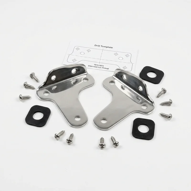 Stainless Steel Mounting Bracket Kit for Chevrolet Luv Pickup (1972 - 1974)
