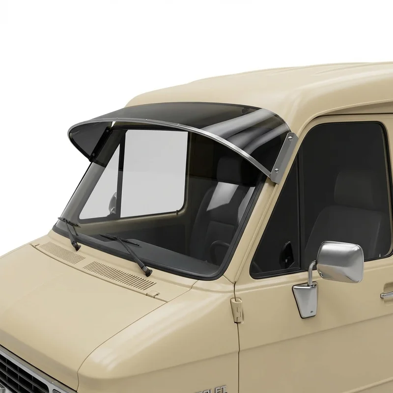 Tinted Acrylic Windscreen Sunvisor for Chevrolet P40 (1979 - 1990)