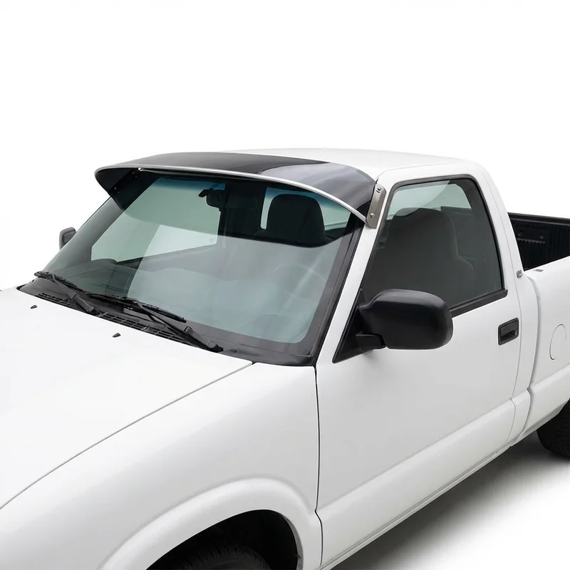 Tinted Acrylic Windscreen Sunvisor for Chevrolet S10 (1982 - 2004)