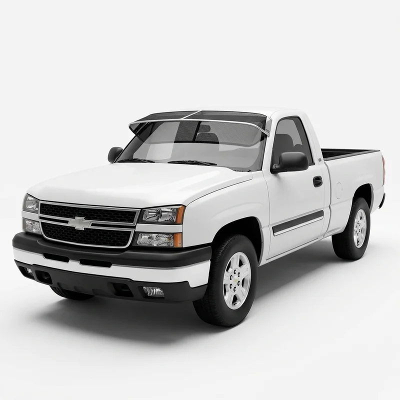 Premium Mesh Windscreen Sunvisor for Chevrolet Silverado 1500 Classic (2007 - 2007)