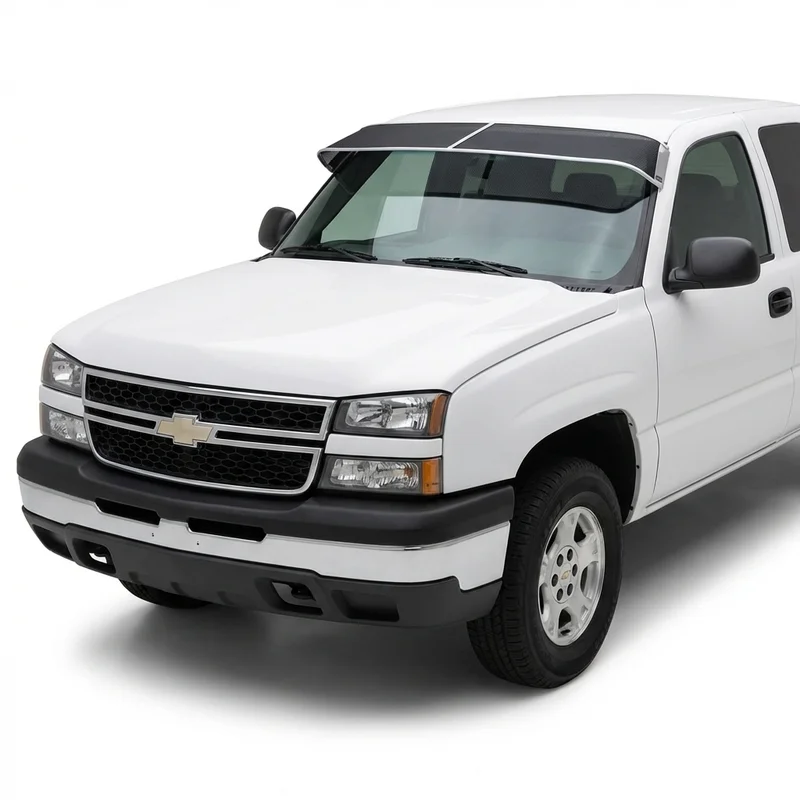 Premium Mesh Windscreen Sunvisor for Chevrolet Silverado 1500 HD Classic (2007 - 2007)