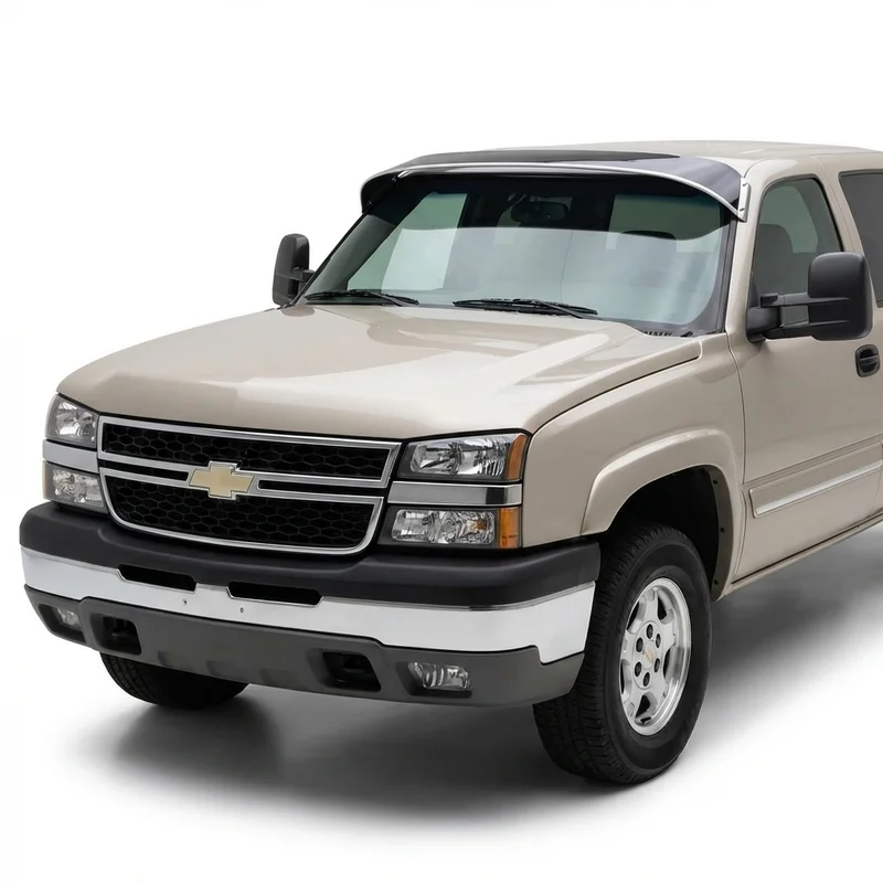 Tinted Acrylic Windscreen Sunvisor for Chevrolet Silverado 1500 HD Classic (2007 - 2007)