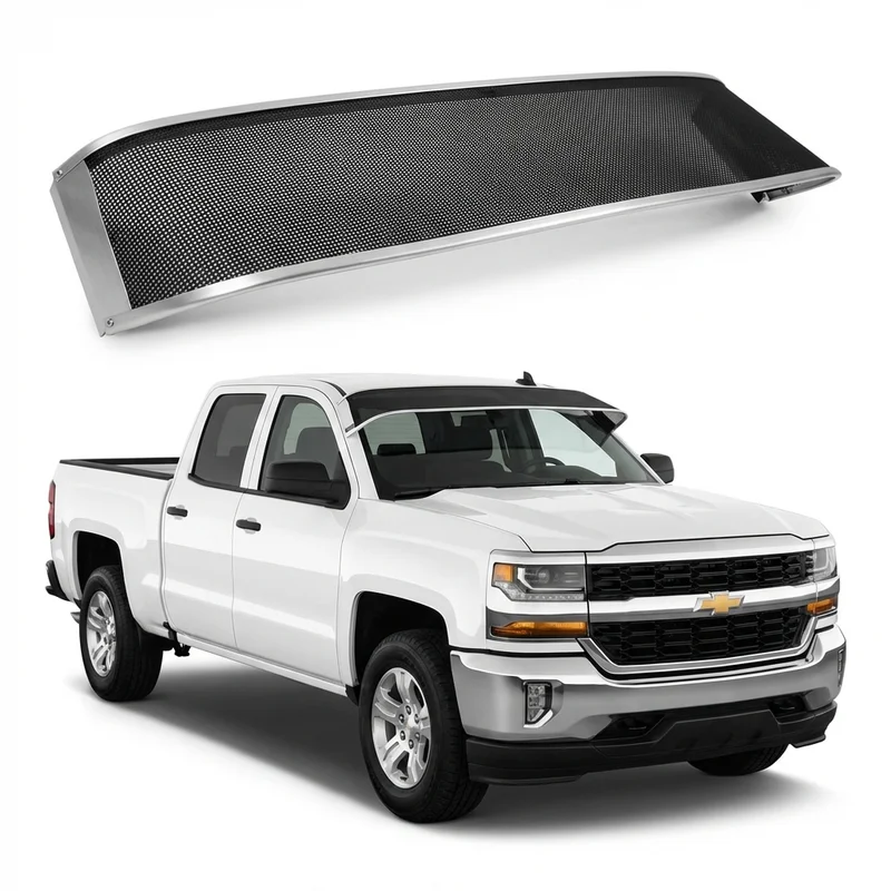 Premium Mesh Windscreen Sunvisor for Chevrolet Silverado 1500 LD (2019 - 2019)