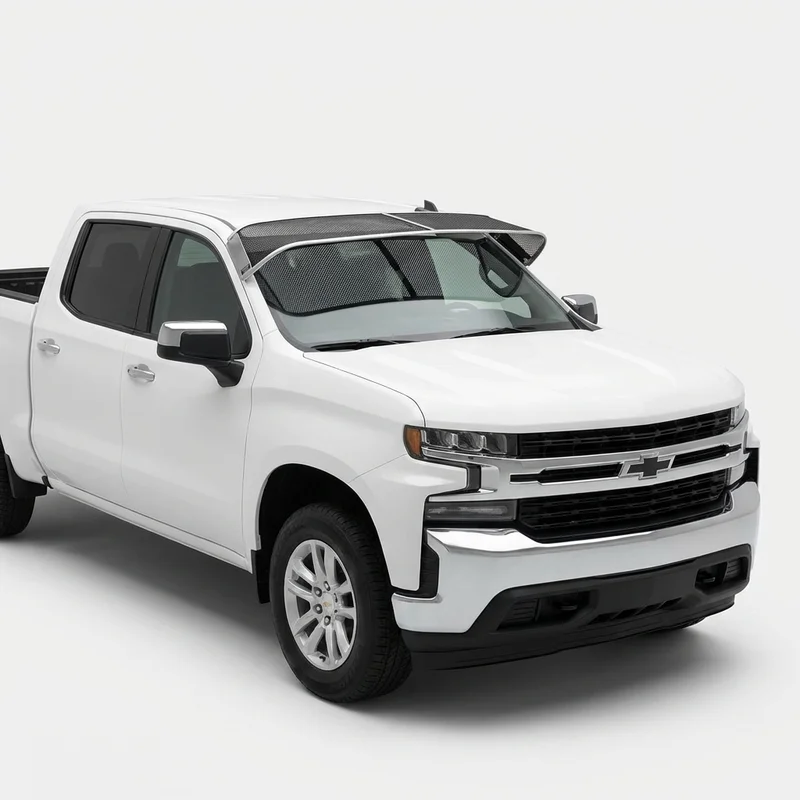 Premium Mesh Windscreen Sunvisor for Chevrolet Silverado 1500 LTD (2022 - 2022)