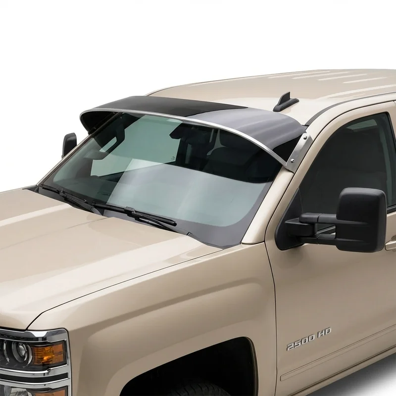 Tinted Acrylic Windscreen Sunvisor for Chevrolet Silverado 2500 HD (2001 - 2025)