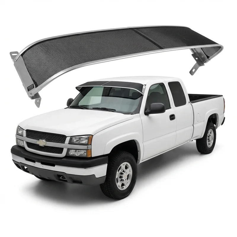 Premium Mesh Windscreen Sunvisor for Chevrolet Silverado 3500 Classic (2007 - 2007)